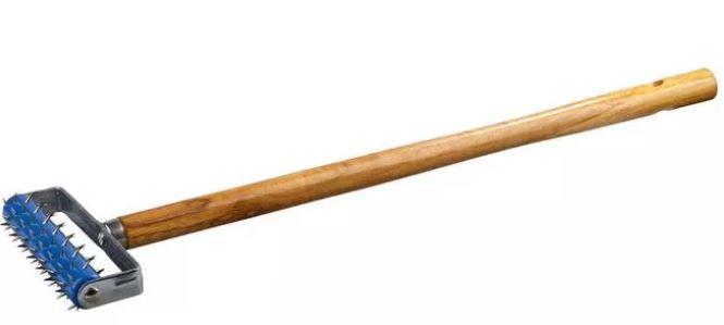Валик игольчатый STAYER для гипсокартона в сборе, металлические иглы, ручка 500мм, 32х150мм - фото 1 - id-p154887060