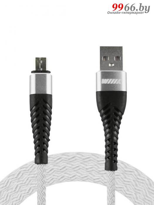 Аксессуар WIIIX USB - MicroUSB 1m White CB725-UMU-10W
