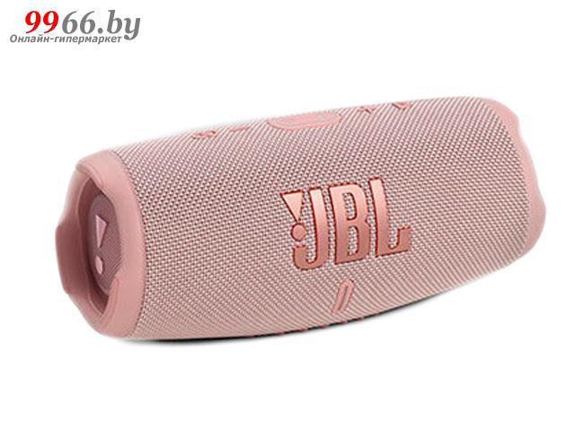 Портативная беспроводная Bluetooth колонка JBL Charge 5 JBLCHARGE5PINK розовая блютуз для телефона - фото 1 - id-p156107207