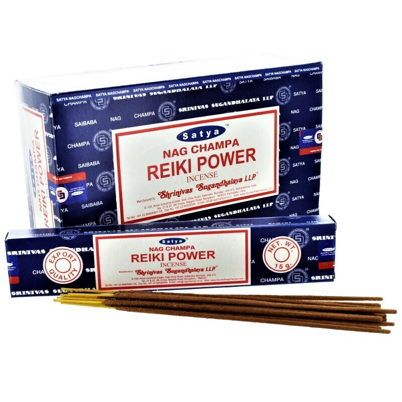 Благовония Сила Рейки, Satya Reiki Power, 15 г – древесный терпкий аромат