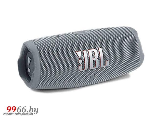 Портативная беспроводная Bluetooth акустическая колонка JBL Charge 5 серая JBLCHARGE5GRY блютуз для телефона - фото 1 - id-p155801415