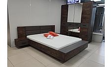 Кровать Куба 1600 с ящиком (таксус/вольфрам, варианты наполнения) фабрика Браво, фото 3