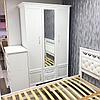 Модульная спальня Грация модульная  (Белый/Белый) фабрика Браво, фото 2