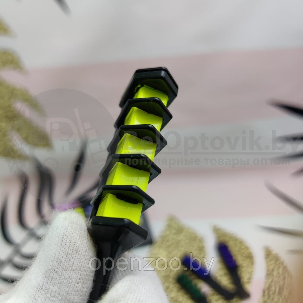 Мелки для окрашивания волос Hair Color Comb, 6 цветов в форме расчески - фото 9 - id-p156193339