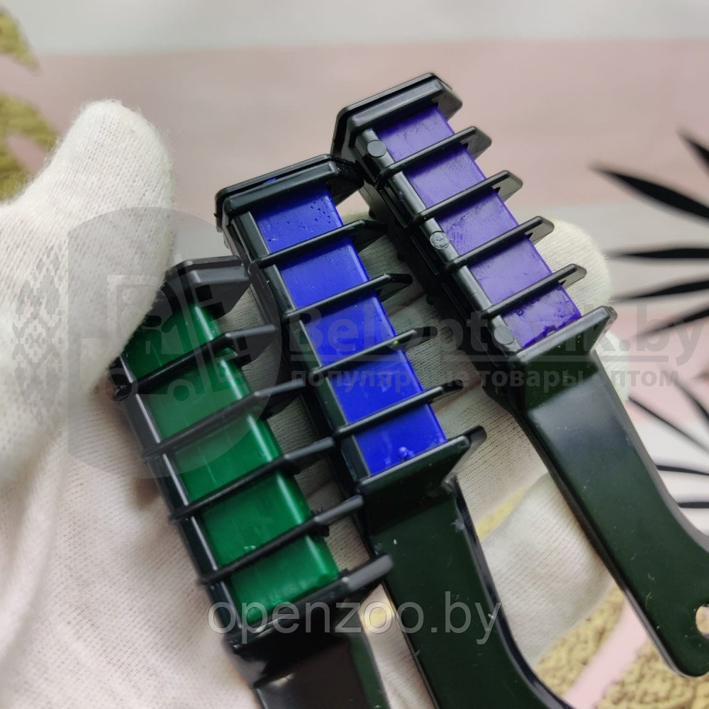 Мелки для окрашивания волос Hair Color Comb, 6 цветов в форме расчески - фото 6 - id-p156193339