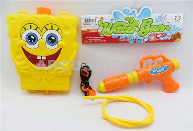 Водный пистолет с рюкзачком "Губка Боб" Water Gun - фото 1 - id-p156194599