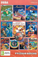 Картридж Sega 21 в 1 (AA-210001), TOY STORY/BOOGERMAN/ALADDIN/PINOCCIO/BUBSY 2 +...