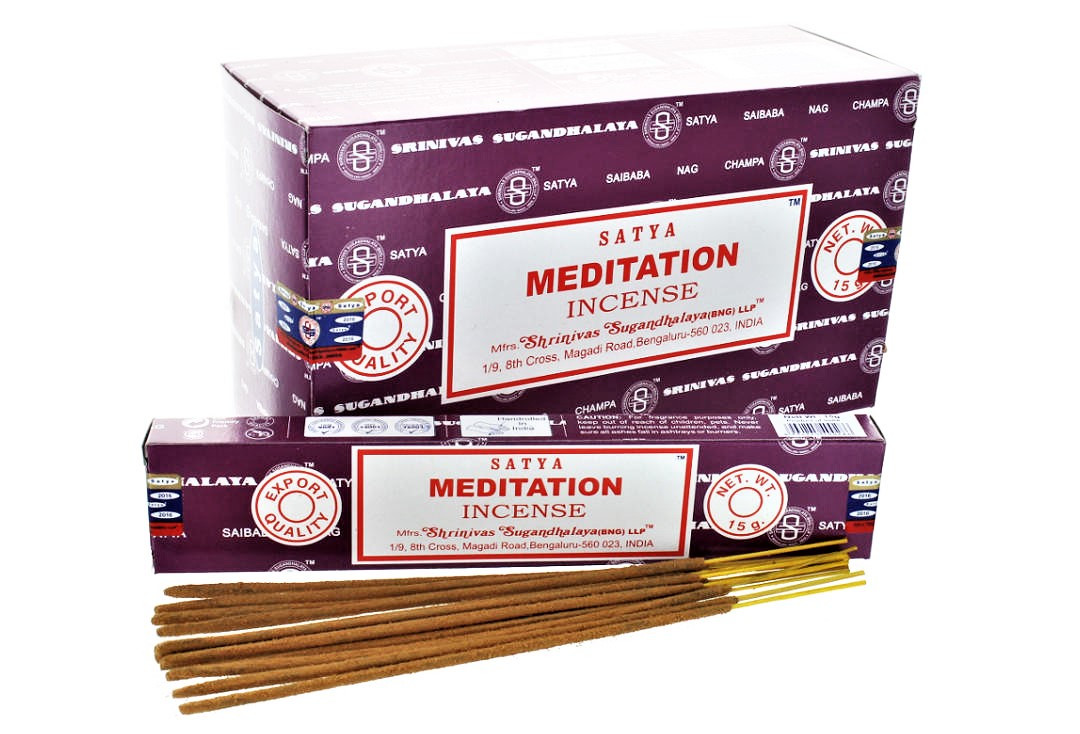 Благовония Медитация, Satya Meditation, 15 г восстанавливают баланс - фото 1 - id-p147404796