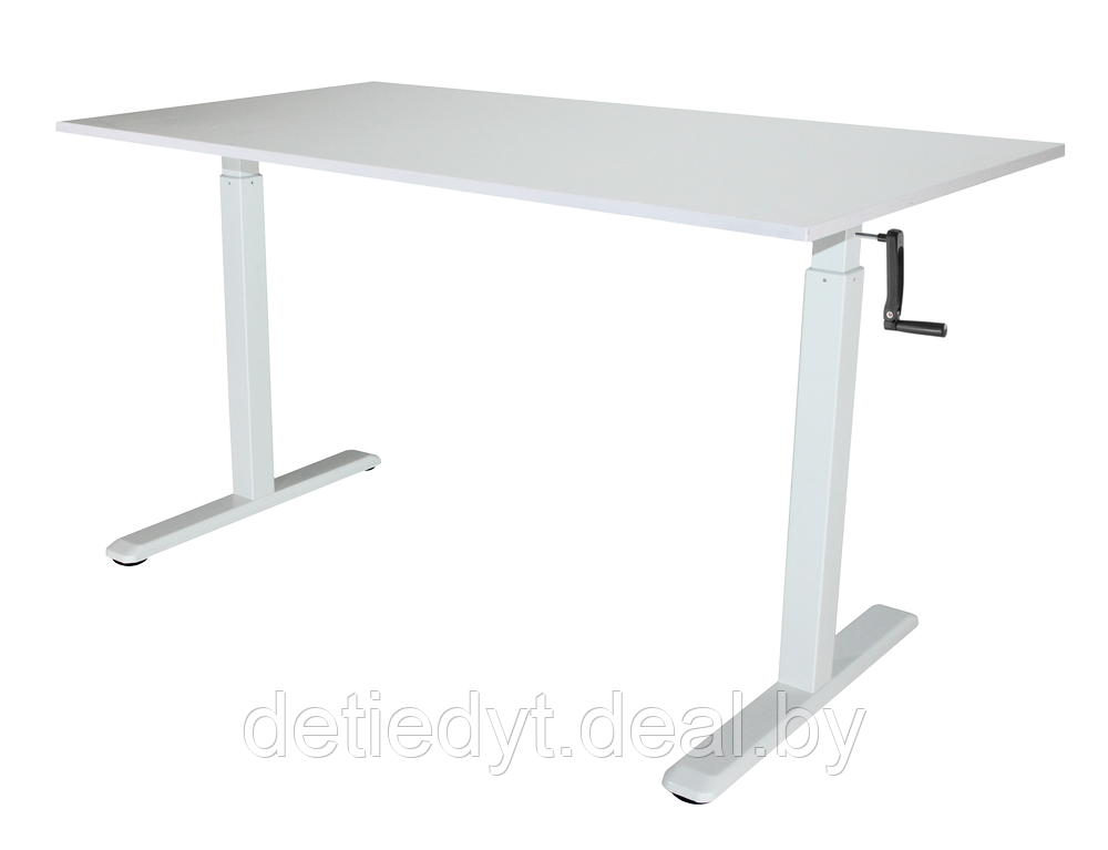 Компьютерный стол Manual Desk Compact с ручной регулировкой высоты - фото 6 - id-p156222787