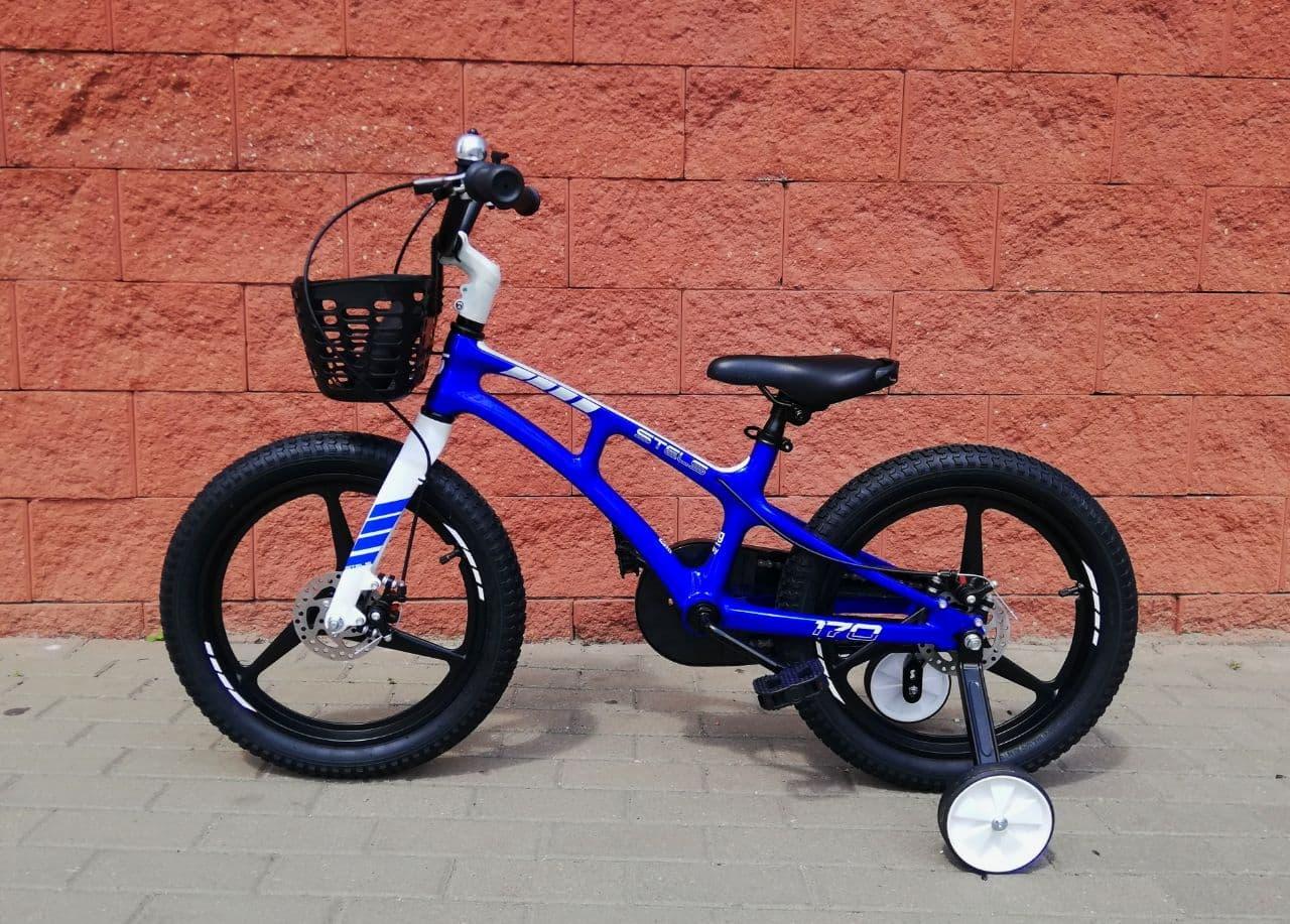 Велосипед детский Stels Pilot 170 MD 18" V010 синий - фото 2 - id-p145810825