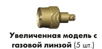 Корпус цанги (5 шт) увеличенная с газовой линзой 2,4 мм ABITIG GRIP (9) 20 № 701.1232 /13N64S