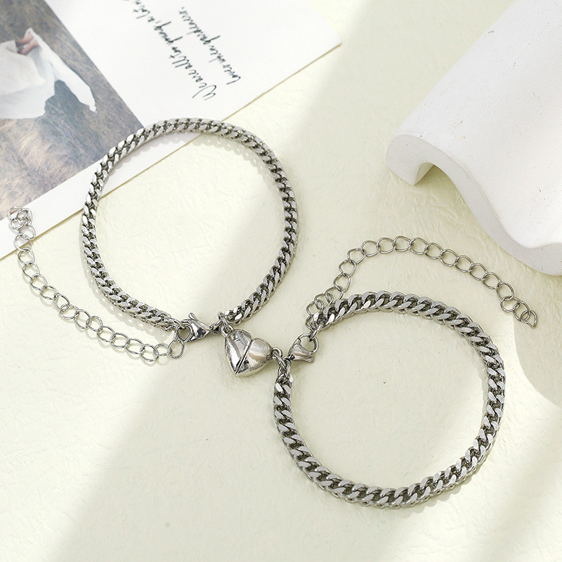 Парные браслеты с магнитами-сердечками "Лойенн" - фото 6 - id-p156231138