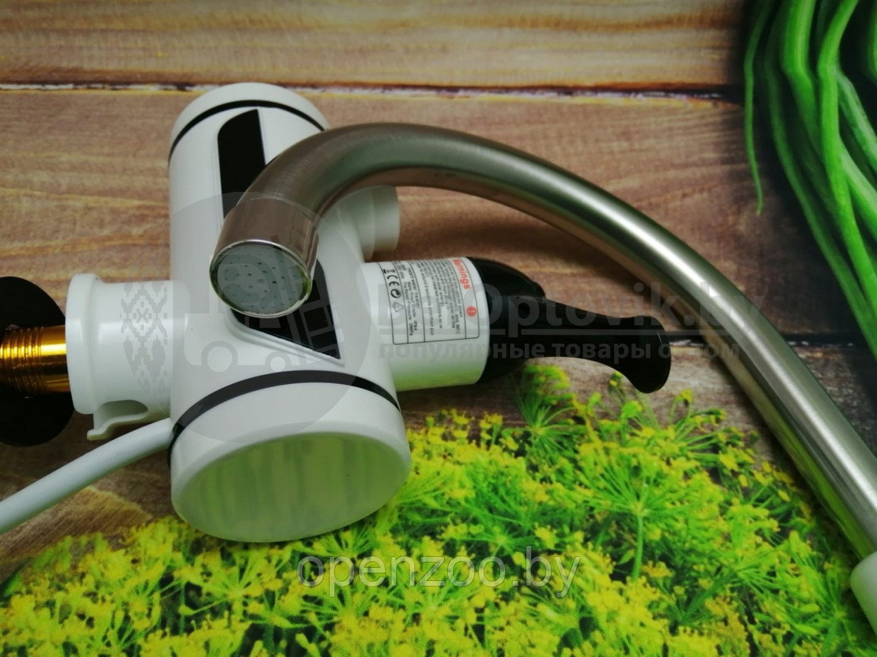 Проточный электрический водонагреватель Instant Electric Heating Water Faucet NEW RX-001 Матовый - фото 5 - id-p156271814