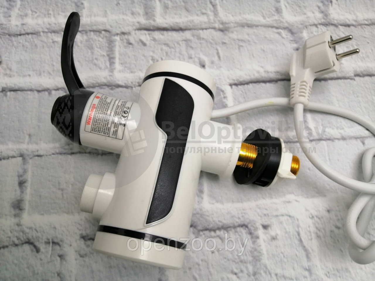 Проточный электрический водонагреватель Instant Electric Heating Water Faucet NEW RX-001 Матовый - фото 9 - id-p156271814