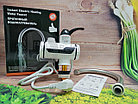 Проточный электрический водонагреватель Instant Electric Heating Water Faucet С дисплеем, фото 10