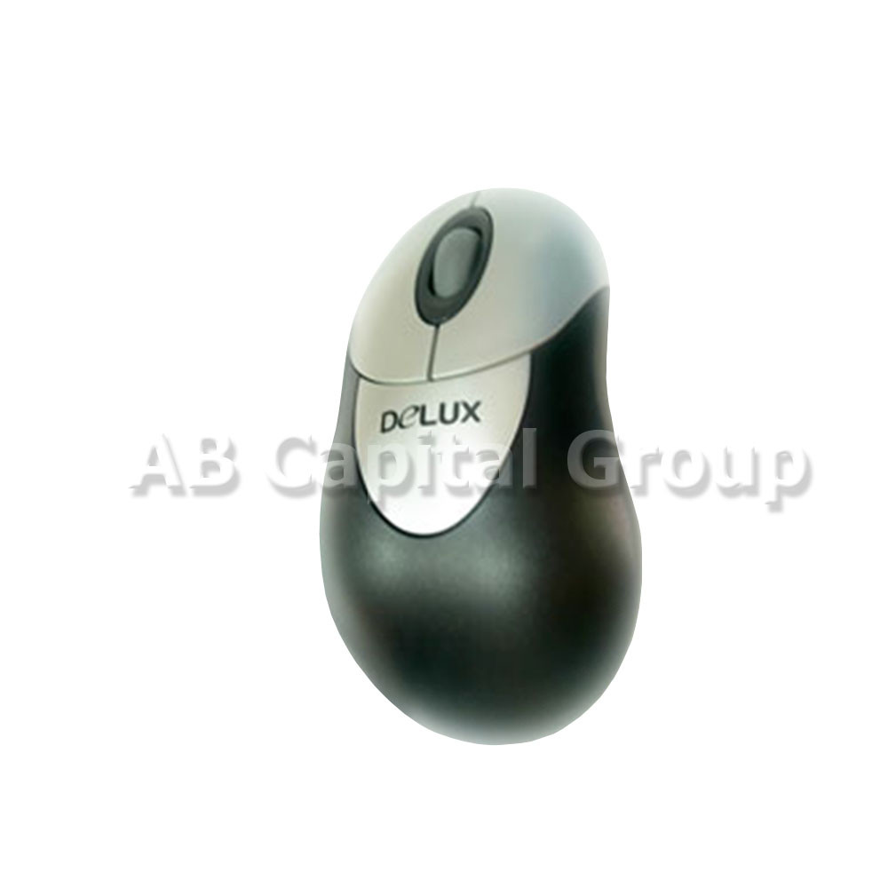 Мышь Delux DLM-326BU (Black+ Silver, PS/2, 800 dpi) - фото 1 - id-p156289720