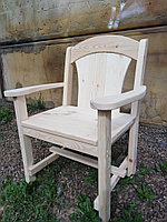 Кресло садовое и банное из массива сосны "Кладезь"
