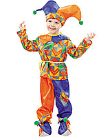 Детский карнавальный костюм Петрушка Пуговка 2002 к-18