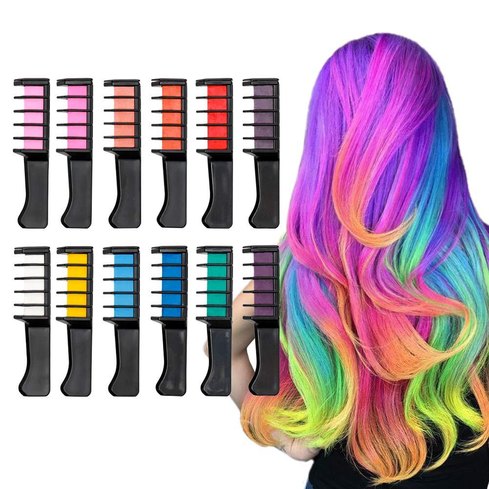 Мелки для окрашивания волос Hair Color Comb, 6 цветов в форме расчески  (ID#156308939), цена: 25 руб., купить на Deal.by