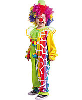 Детский карнавальный костюм Клоун Пуговка 2014 к-19