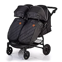 Коляска для двойни Acarento Prevalenza Duo Dark Grey