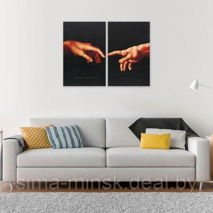 Модульная картина«Руки», 80 х 60 см - фото 1 - id-p156315508