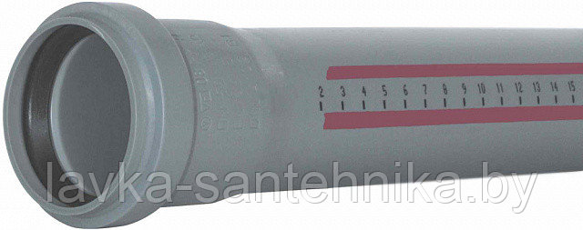 Труба ПП OSTENDORF HT Safe (ø50, 250 мм) для внутренней канализации - фото 2 - id-p156355906