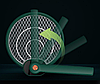 Мухобойка электрическая складная Electronic Mosquito Swatter от мух, комаров, москитов, мошек, фото 5