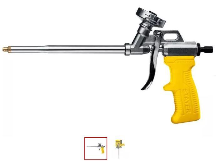 Пистолет STAYER "MASTER" "MAXGun" для монтажной пены, высокопрочный и легкий корпус - фото 1 - id-p154887164
