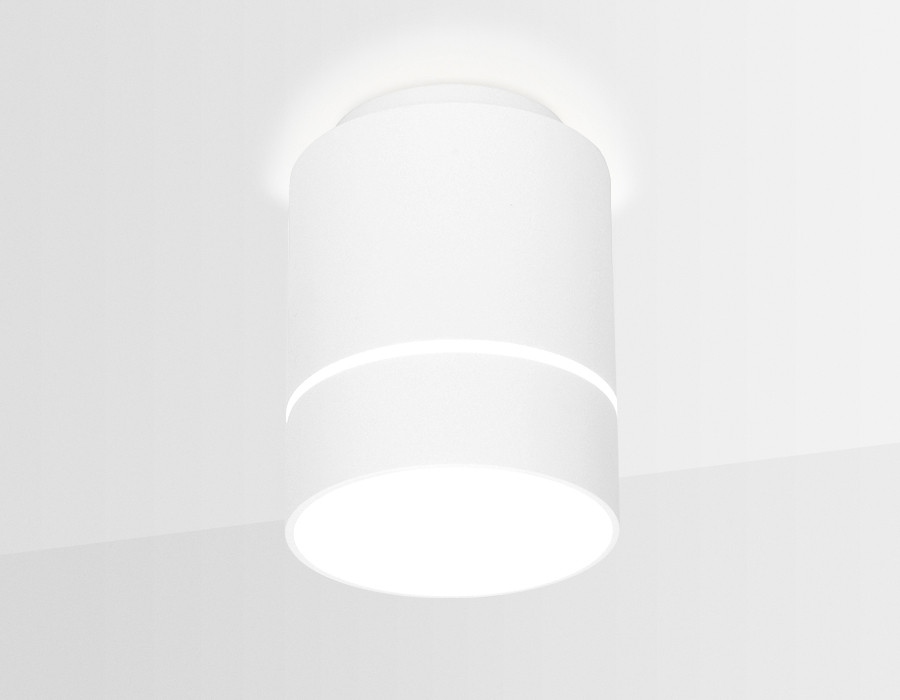 Спот светодиодный точечный накладной TN256 WH/S белый/песок LED 4200K 7W - фото 3 - id-p156384521