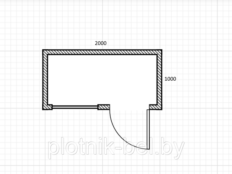 Хозблок (БЫТОВКА) 2х1 - фото 2 - id-p58850832