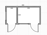 Хозблок (БЫТОВКА) 2в1 3х1,5 ТУАЛЕТ с хозблоком, фото 2