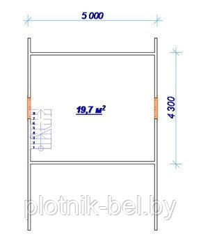 САДОВЫЙ ДОМИК с мансардой и террасой 7х5 (СД-25.4) - фото 3 - id-p65458518