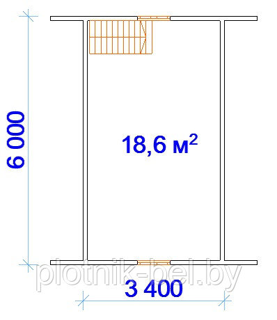 САДОВЫЙ ДОМИК с мансардой, террасой и верандой 7х6 (СД-40.2) - фото 3 - id-p65459222