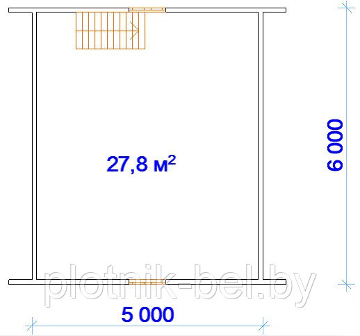 САДОВЫЙ ДОМИК с мансардой и террасой 6х6 (СД-53.4) - фото 3 - id-p65459232