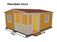 САДОВЫЙ ДОМИК с террасой 5х4,6 (СД-65.0)