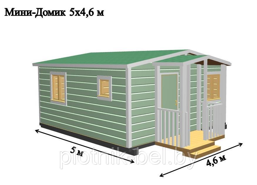 САДОВЫЙ ДОМИК с террасой 5х4,6 (СД-68.0) - фото 7 - id-p76613703