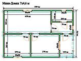 САДОВЫЙ ДОМИК с террасой 7х4,6 (СД-86.0), фото 2