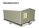 САДОВЫЙ ДОМИК с террасой 6х4,6 (СД-75.0), фото 7