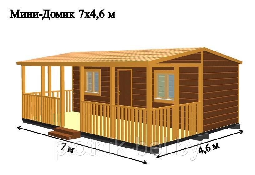 САДОВЫЙ ДОМИК 7х4,6 (СД-78.0)