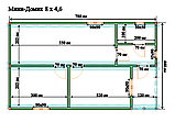 САДОВЫЙ ДОМИК с террасой 8х4,6 (СД-93.0), фото 10