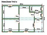 САДОВЫЙ ДОМИК с террасой 7х4,6 (СД-87.0), фото 2