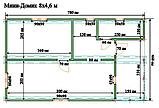 САДОВЫЙ ДОМИК с террасой 8х4,6 (СД-99.0), фото 2