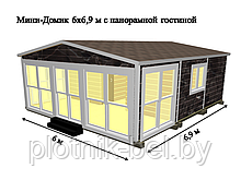 САДОВЫЙ ДОМИК с террасой 6х6,9 (СД-108.0)