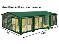 САДОВЫЙ ДОМИК с террасой 6х9,2 (СД-111.0)