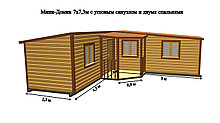 САДОВЫЙ ДОМИК с террасой 7х7,3 (СД-119.0)