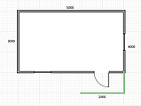 Хозблок (БЫТОВКА) 5х3-4х2 "Тайга" с террасой, фото 2