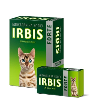 Биокапли на холку для котят и кошек ИРБИС "ФОРТЭ" 1 флакон/1 мл (001049)
