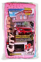 Набор микрофибры CA-123 Jumbo Pack CITYUP (12шт) 35х40