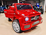 Детский электромобиль RiverToys Mercedes-Benz O004OO VIP (красный) вишневый глянец автокраска, фото 2